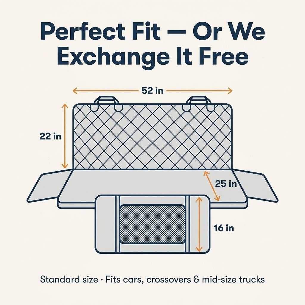 CoPup™ Backseat Extender | Hard-Bottom Dog Car Platform For Comfier Car Rides