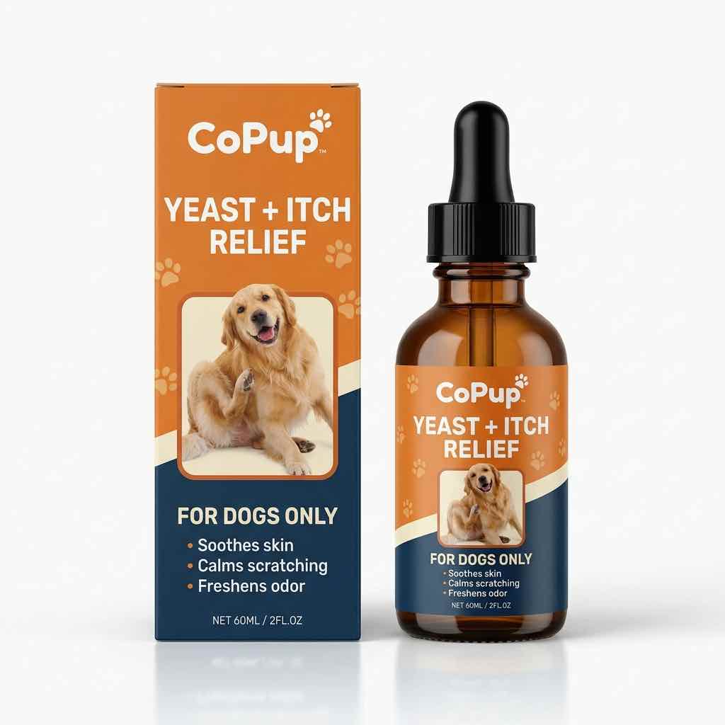 Copup™ Yeast + Itch Relief Drops for Dogs — Skin, Paw & Ear Soother (60ml / 2fl oz)