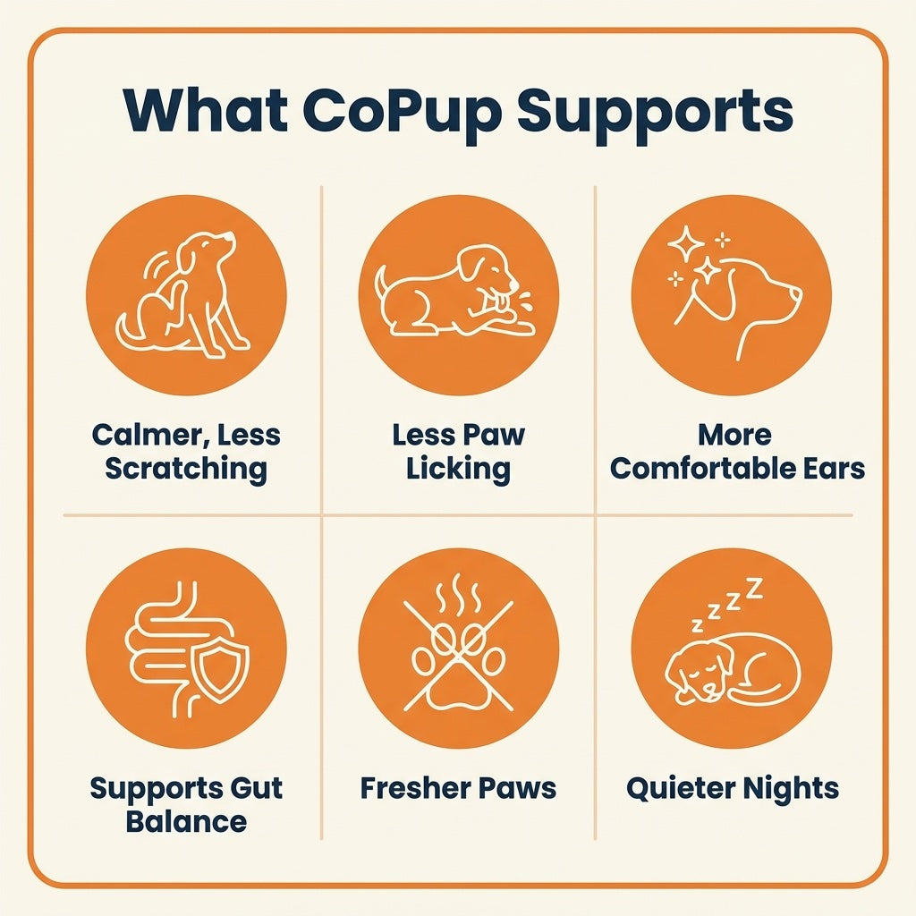 Copup™ Yeast + Itch Relief Drops for Dogs — Skin, Paw & Ear Soother (60ml / 2fl oz)