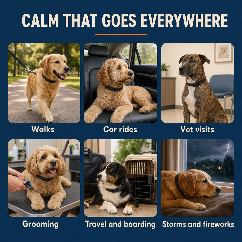 CoPup GoCalm™ Collar - 4 Pack